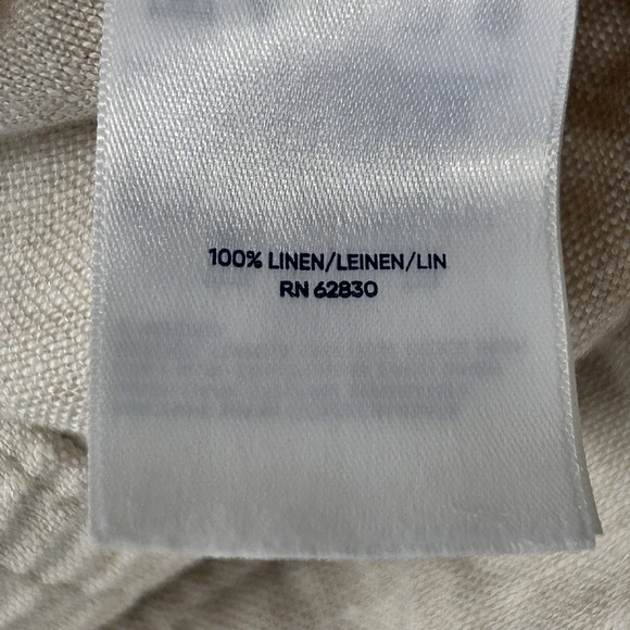 Lands' End 26W Linen Skirt Business Casual Workwear Classic Summer Resort pocket - Picture 5 of 11